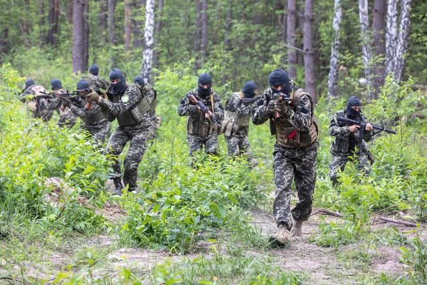 Bucha Ucrânia Junho 2022 Membros Unidade Defesa Territorial Bucha Uma — Fotografia de Stock