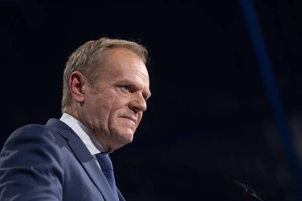 Rotterdam Nizozemsko Května 2022 Bývalý Předseda Evropské Rady Donald Tusk — Stock fotografie
