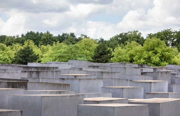 Berlin Germany Jun 2022 View Concrete Slabs Stelae Part Memorial — Stockfoto