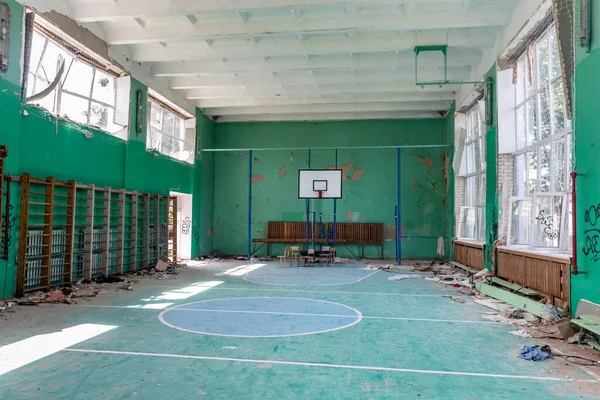 Chernihiv Ukraine Jul 2022 War Ukraine Destroyed School Chernihiv Result — ストック写真