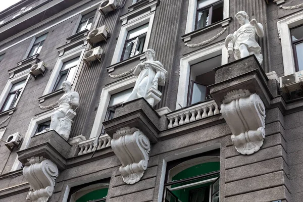 Kharkiv Ukraine Aug 2022 Destroyed Building Historical Downtown Consequences Russian — Stok fotoğraf