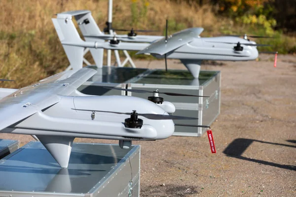 Kyiv Reg Ukraine Setembro 2022 Benfeitores Entregaram Drones Reconhecimento Poseidon — Fotografia de Stock