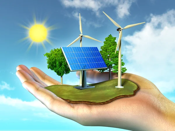 Renewable energy — Stock Photo, Image