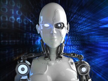 bilgisayar robot arka plan