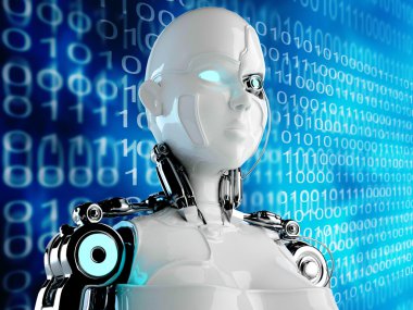 bilgisayar robot arka plan