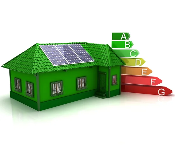 Conceito de poupança de energia casa — Fotografia de Stock