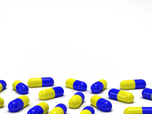 Antecedentes médicos de pílulas — Fotografia de Stock