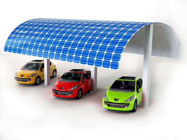arabalar için güneş paneli