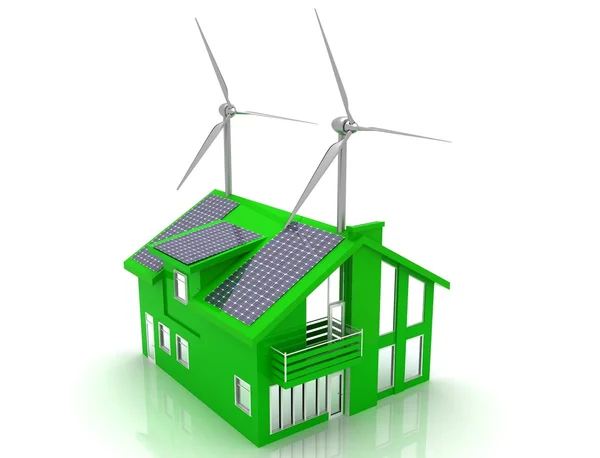 Dom energooszczędny koncepcja — Zdjęcie stockowe