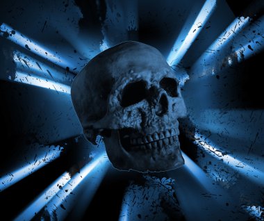 Kafatasının arka plan