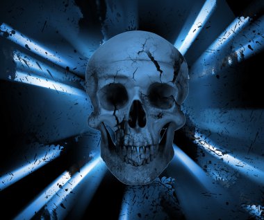 Kafatasının arka plan