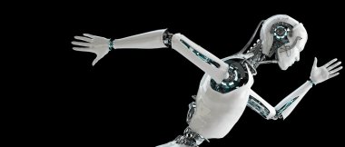 çalışan robot android erkekler