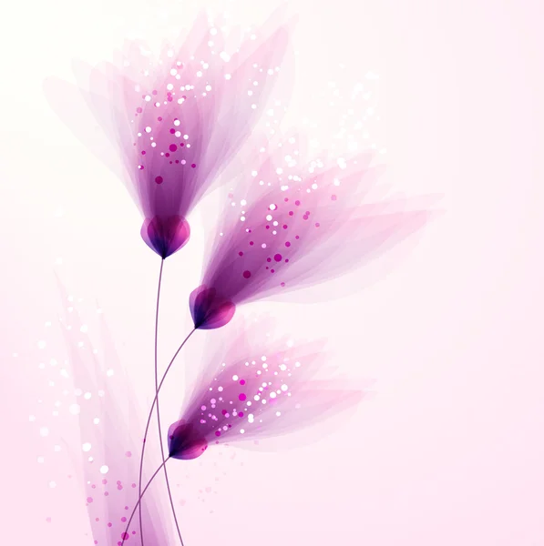 Fleurs violettes images vectorielles, Fleurs violettes vecteurs libres de  droits | Depositphotos