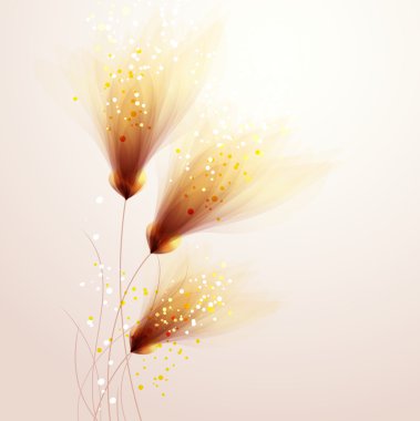 Çiçekli vektör arkaplanı