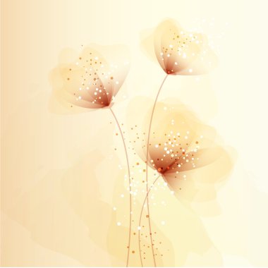 Çiçekli vektör arkaplanı
