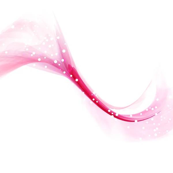 Vektor-Hintergrund mit rosa Welle — Stockvektor