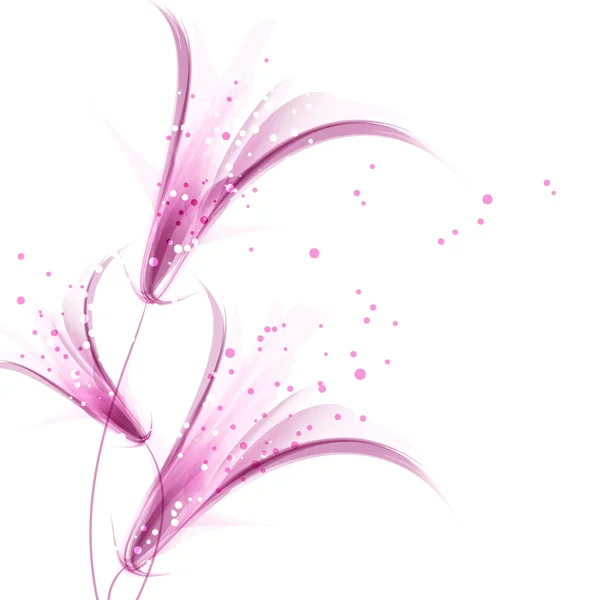 柔らかい花のベクトル背景 — ストックベクタ
