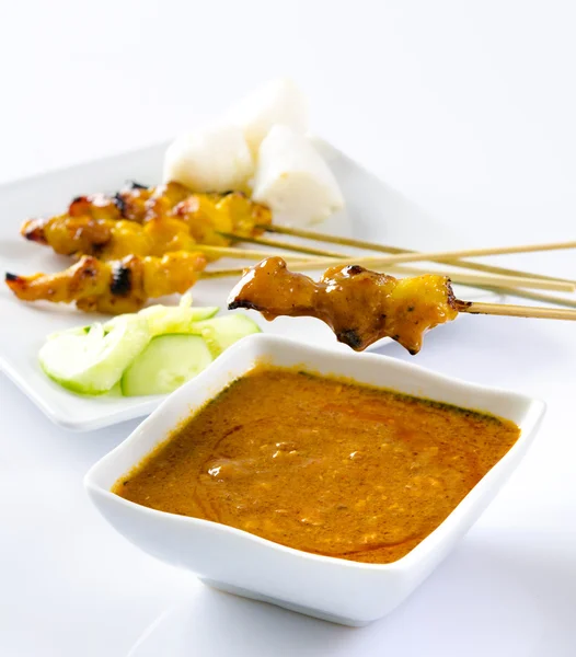 Tavuk satay — Stok fotoğraf