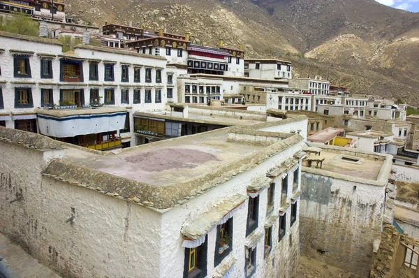 Tibetanska kloster byggnad — Stockfoto