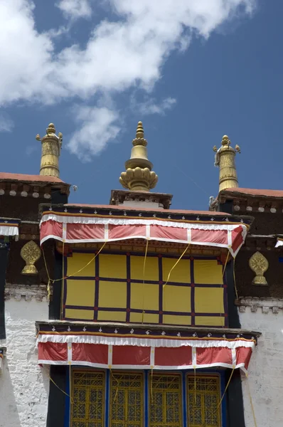 Edificio monastico tibetano — Foto Stock