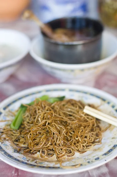 Berühmte bidor mutwillige Entenkeule Nudel, perak, malaysia — Stockfoto