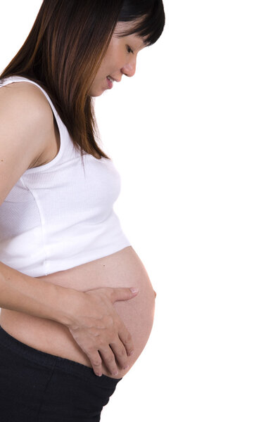 Pregnant asian women