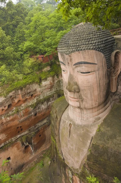 Gigantische Boeddha in leshan, china — Stockfoto