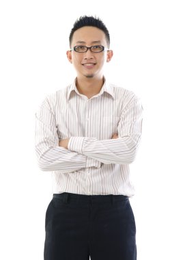 adam beyaz zemin üzerine izole iş arıyorum confiden