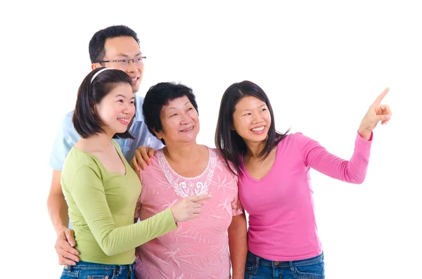 Happy asian family — Stock Photo, Image