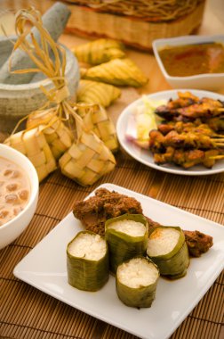 Malay hari raya gıdalar lemang