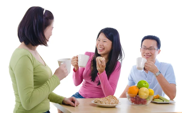 Asian family dining — Stock Photo, Image