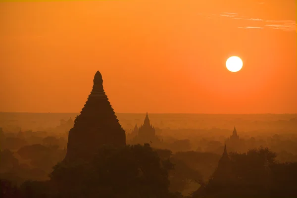 Templos antiguos en Bagan — Foto de Stock