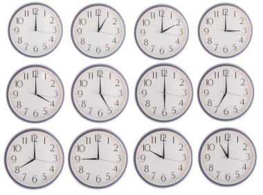 Collection of clock clipart
