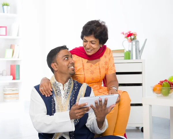 Indiska familj livsstil — Stockfoto