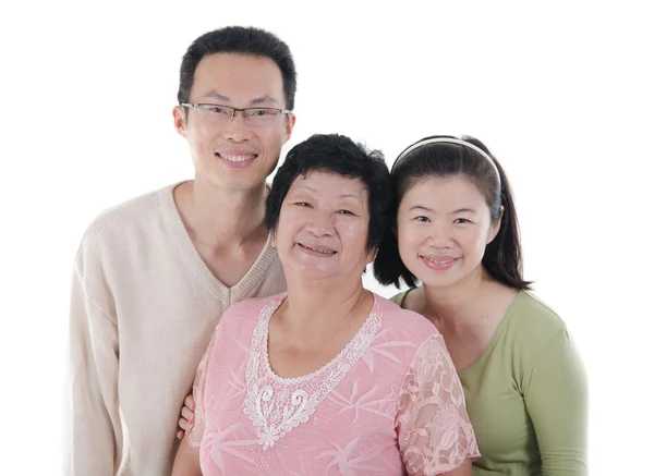 Adult asian family — Stock Photo, Image