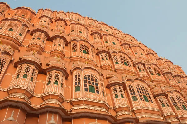 Hawa mahal, punkt orientacyjny różowego miasta Jaipur w Indiach — Zdjęcie stockowe