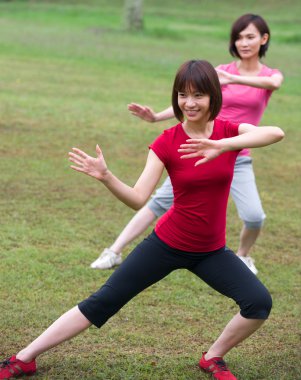 Asyalı kızlar tai chi açık, Çinli kadınlar