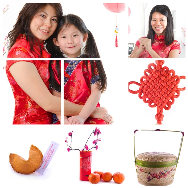 Chinese new year montage — Stock Photo, Image