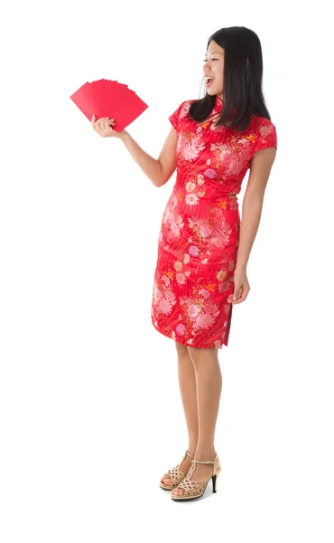 Chinese new year girl — Stock Photo, Image