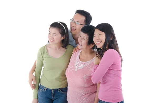 Feliz adulto asiático família — Fotografia de Stock