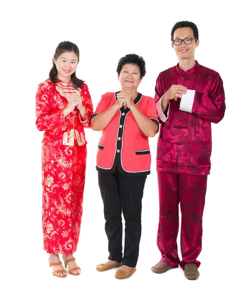 Chinese new year family — Stock Photo, Image