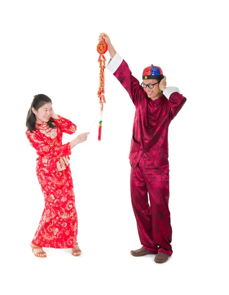 Chinese new year family — Stock Photo, Image