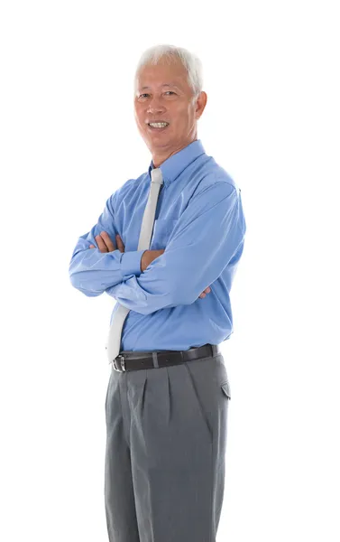 Senior sud-est asiatique homme d'affaires — Photo