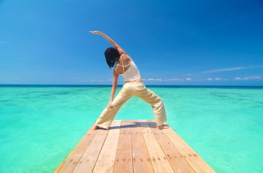 Asya beach egzersiz yoga