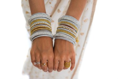 Hintli dansçı hava güzel bilezik jeweled