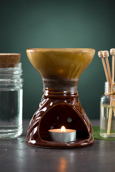 Frangipani spa e trattamento aromatico con rocce calde — Foto Stock