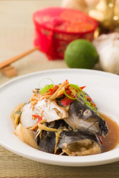 Fish head chinese foods — Stock Photo, Image