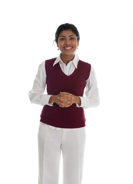 Indian casual business woman in a sweater — Stock Photo, Image