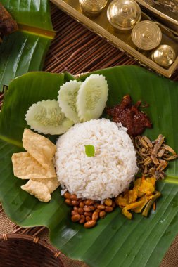 Nasi lemak, geleneksel Singapur gıda