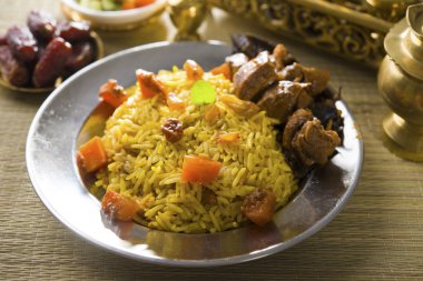 Arap kuzu popüler Ramazan yemekleri pilav